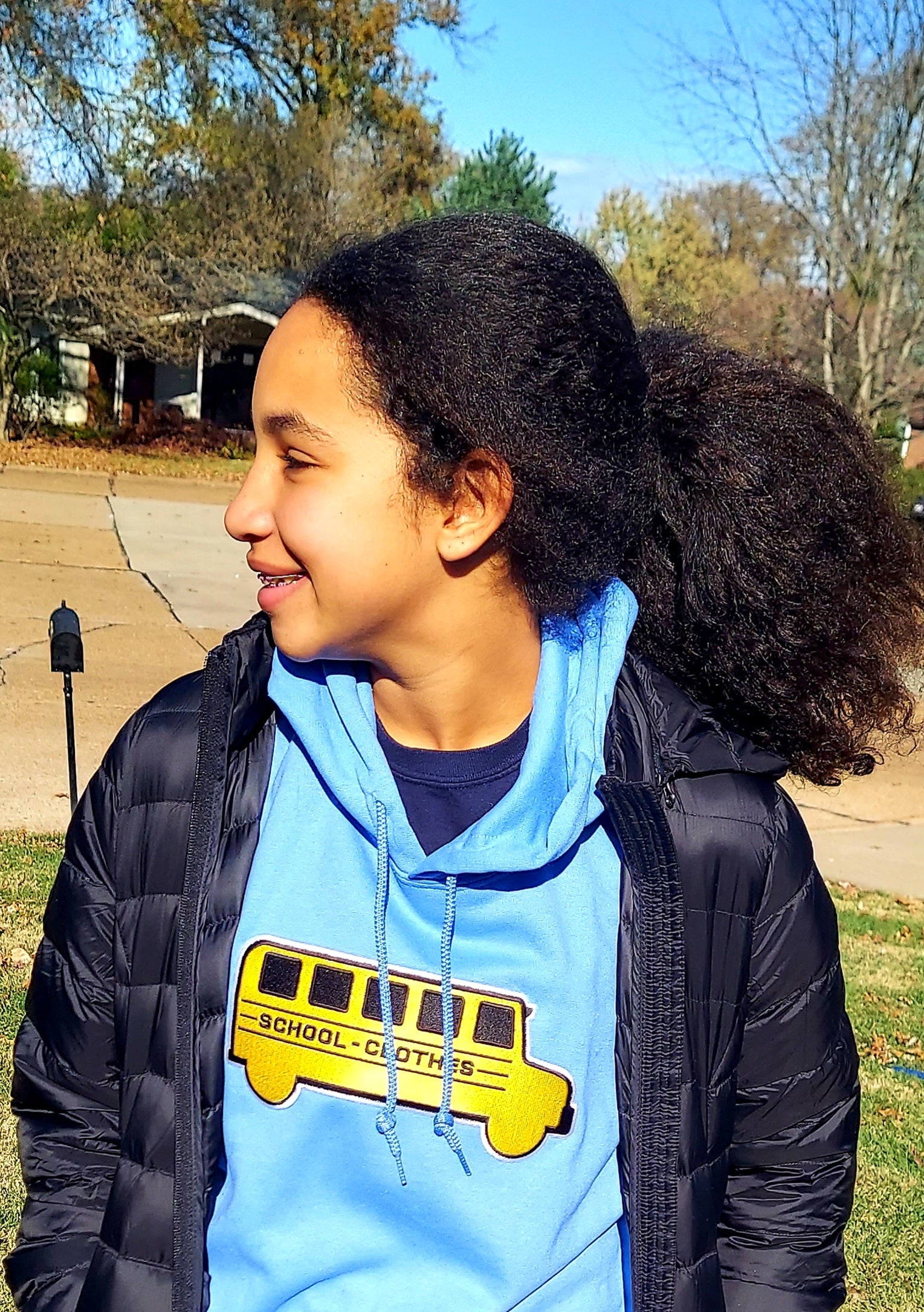 Youth Yellow Bus Hoodie