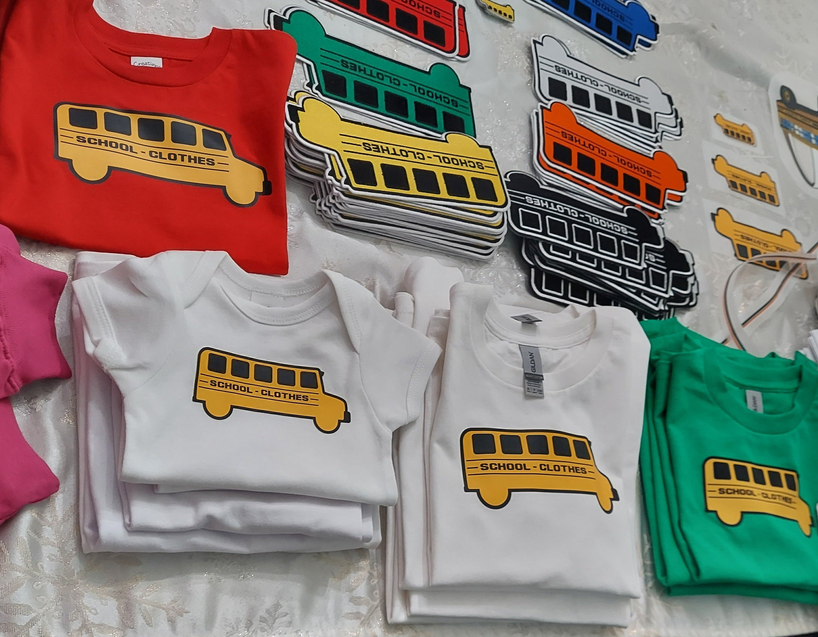 Adult Yellow Bus T-shirt