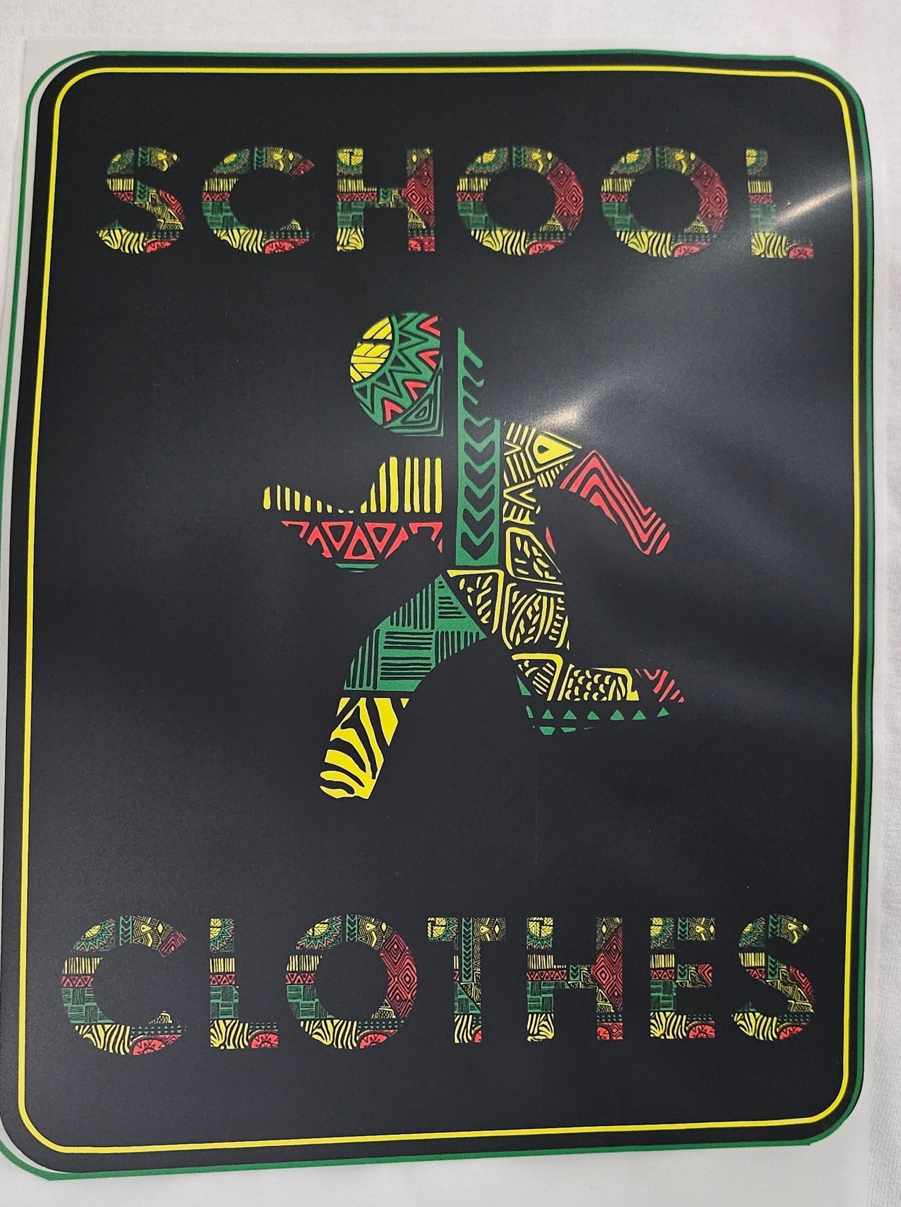 Youth Tribal Running Man T-shirt