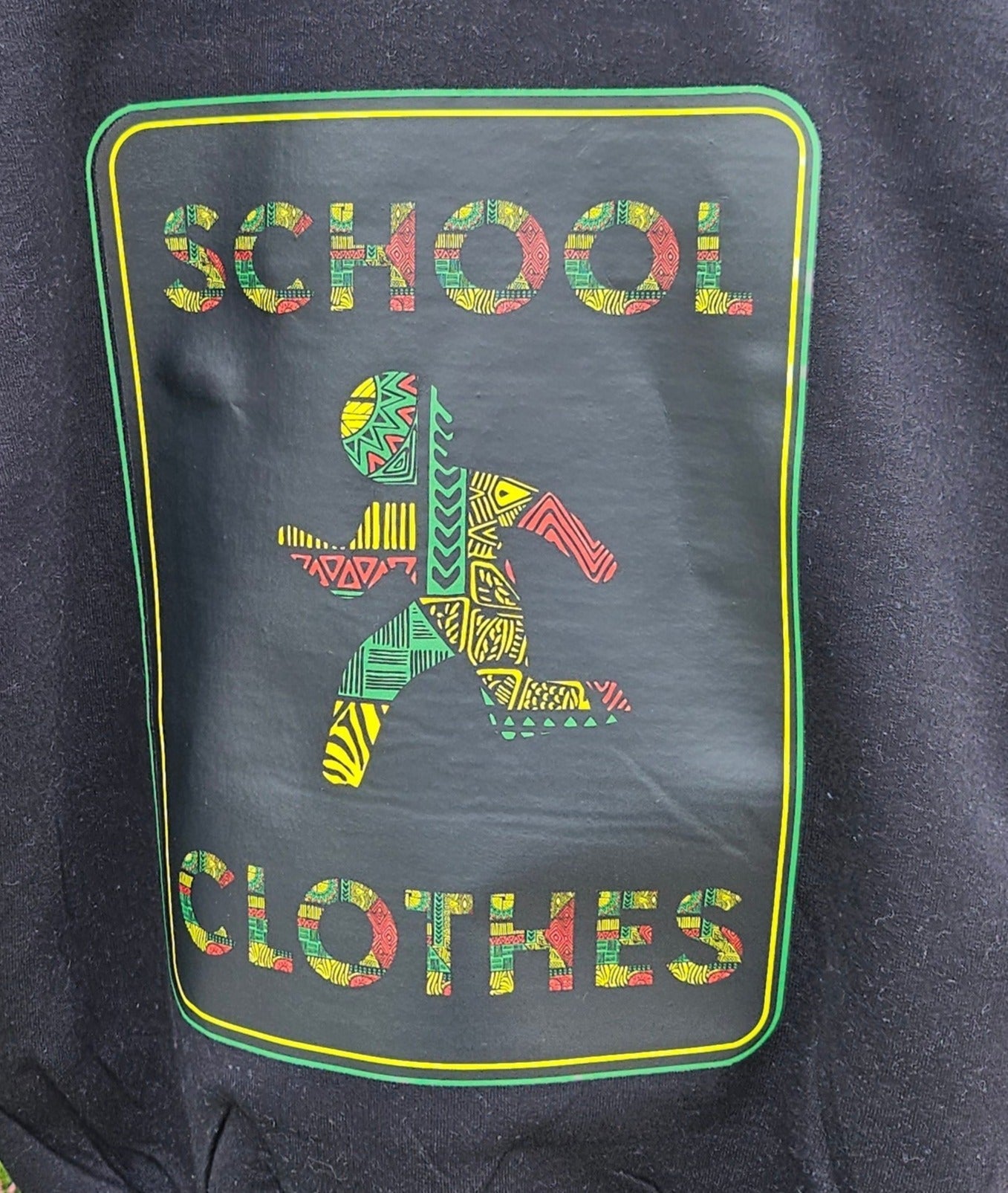 Youth Tribal Running Man Hoodie
