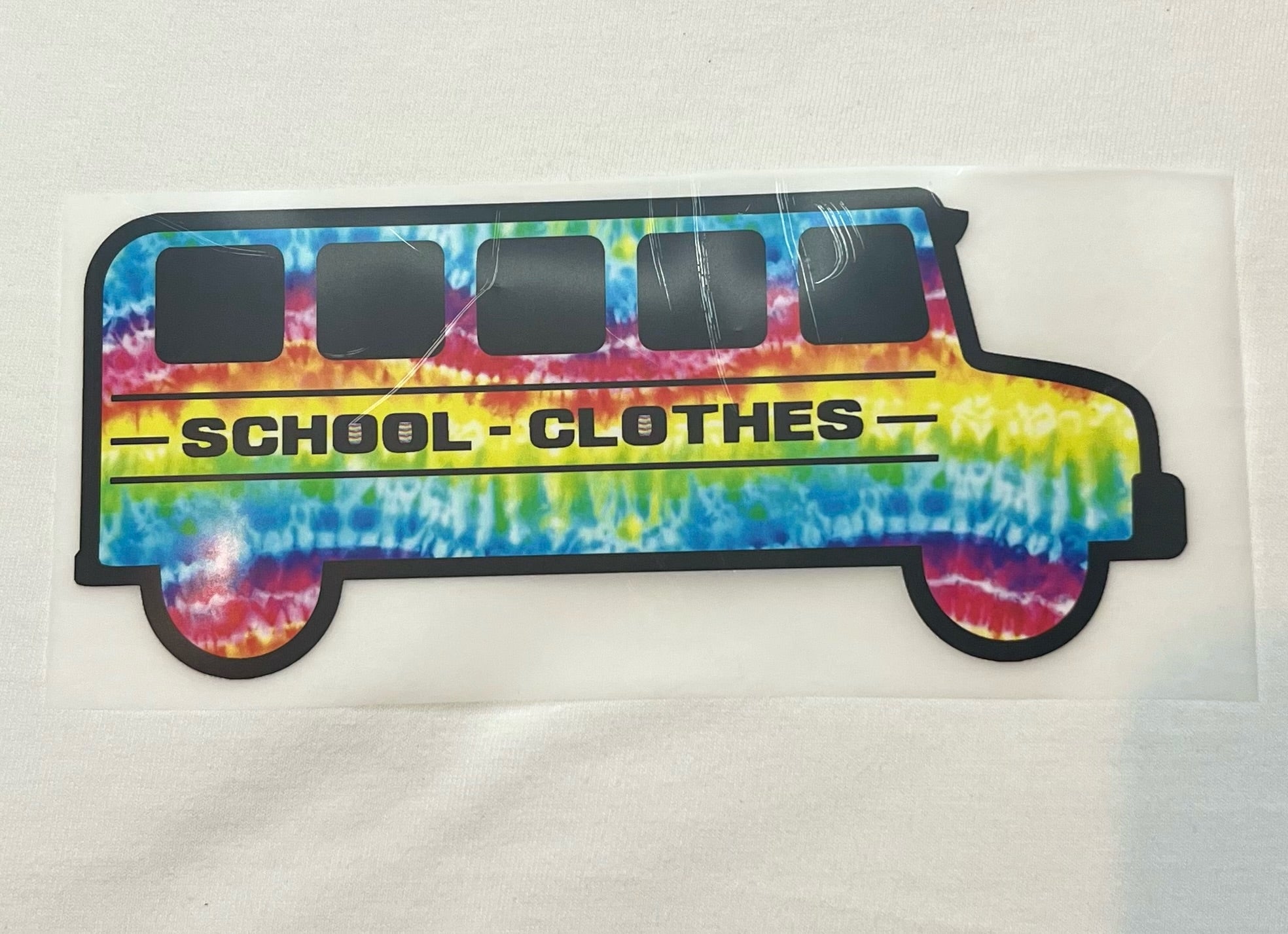 Adult Tie Dye Bus T-shirt
